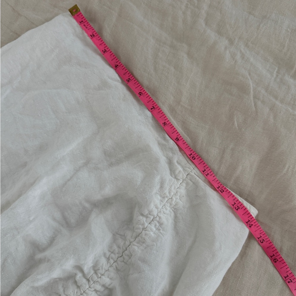 Natalie Rolt Bellini Linen Skirt White Maxi Cover Up Resort - Picture 10 of 10